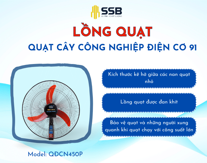 Lồng Quạt Quạt Cây Công Nghiệp điện Cơ 91