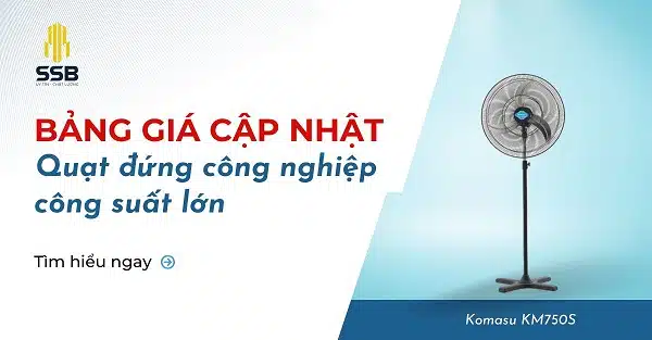 Quạt đứng Công Nghiệp Công Suất Lớn