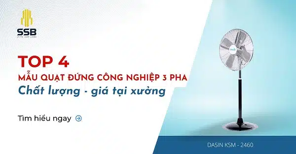 Quạt đứng Công Nghiệp 3 Pha