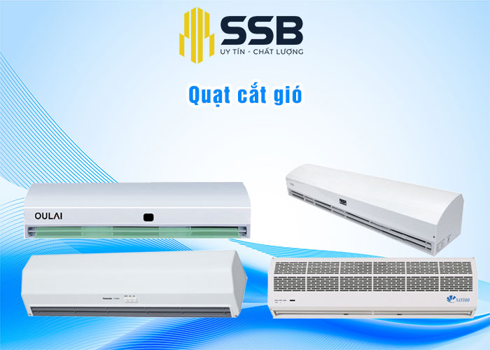 Quạt cắt gió lắp phía trên cửa ra vào