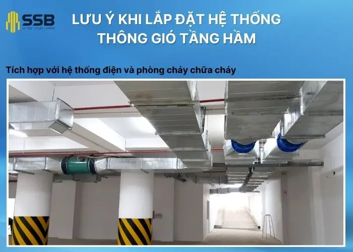 Tích hợp với hệ thống điện và phòng cháy chữa cháy