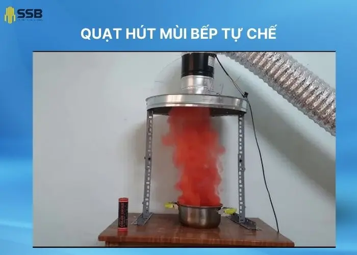 Quạt hút mùi bếp tự chế