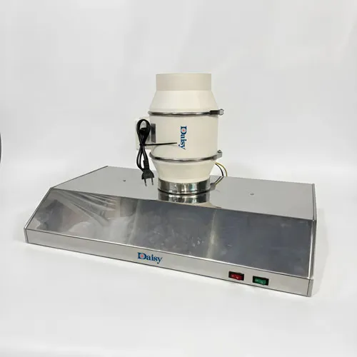 Combo Quạt Hút Mùi Máng Chụp Inox